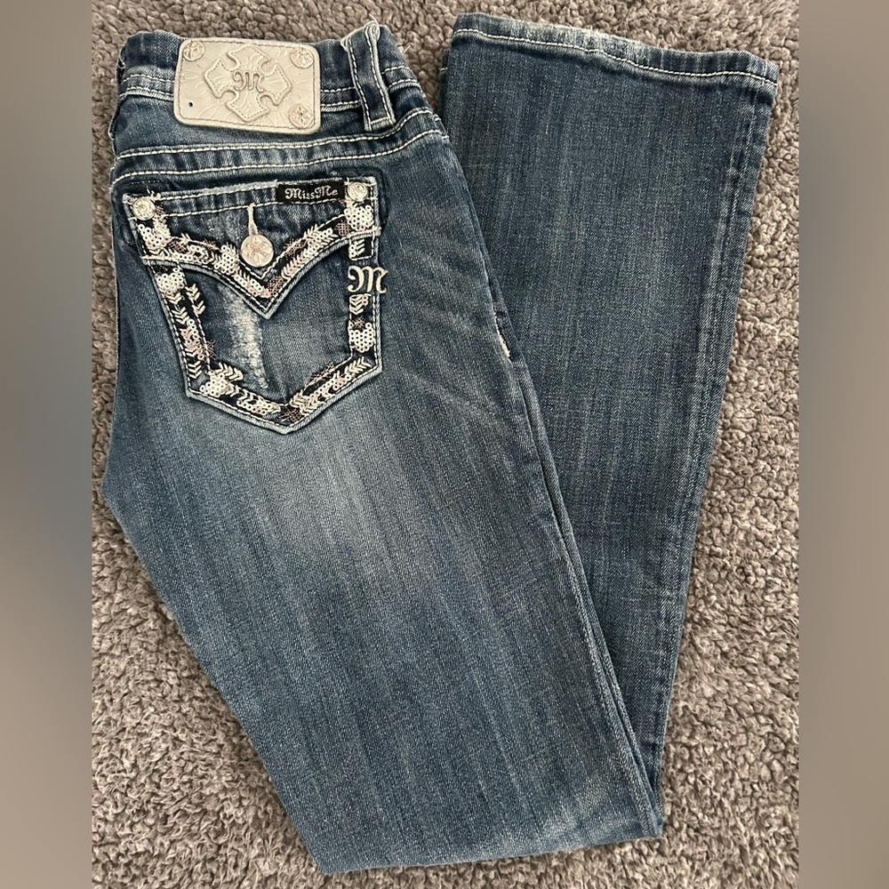 Miss Me Boot Cut Mid-Rise Jeans